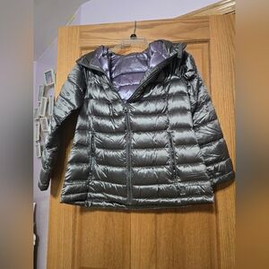 Andrew Marc Packable Lightweight Jacket - Dark Gray